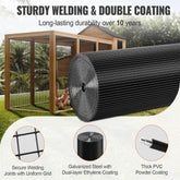 Hardware Cloth, 36'' x 50' Galvanized Wire Mesh Roll, 19 Gauge Chicken Wire Fence Roll, Vinyl Coating Metal Wire Mesh for Chicken Coop Barrier, Rabbit Snake Fences, Poultry Enclosures